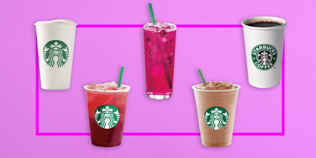 How many categories of drinks are at Starbucks? starbmag