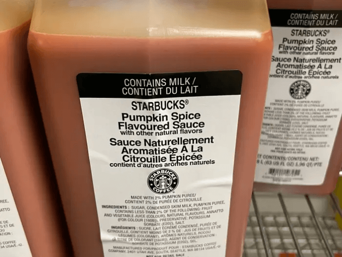 What pumpkin spice syrup does Starbucks use? starbmag