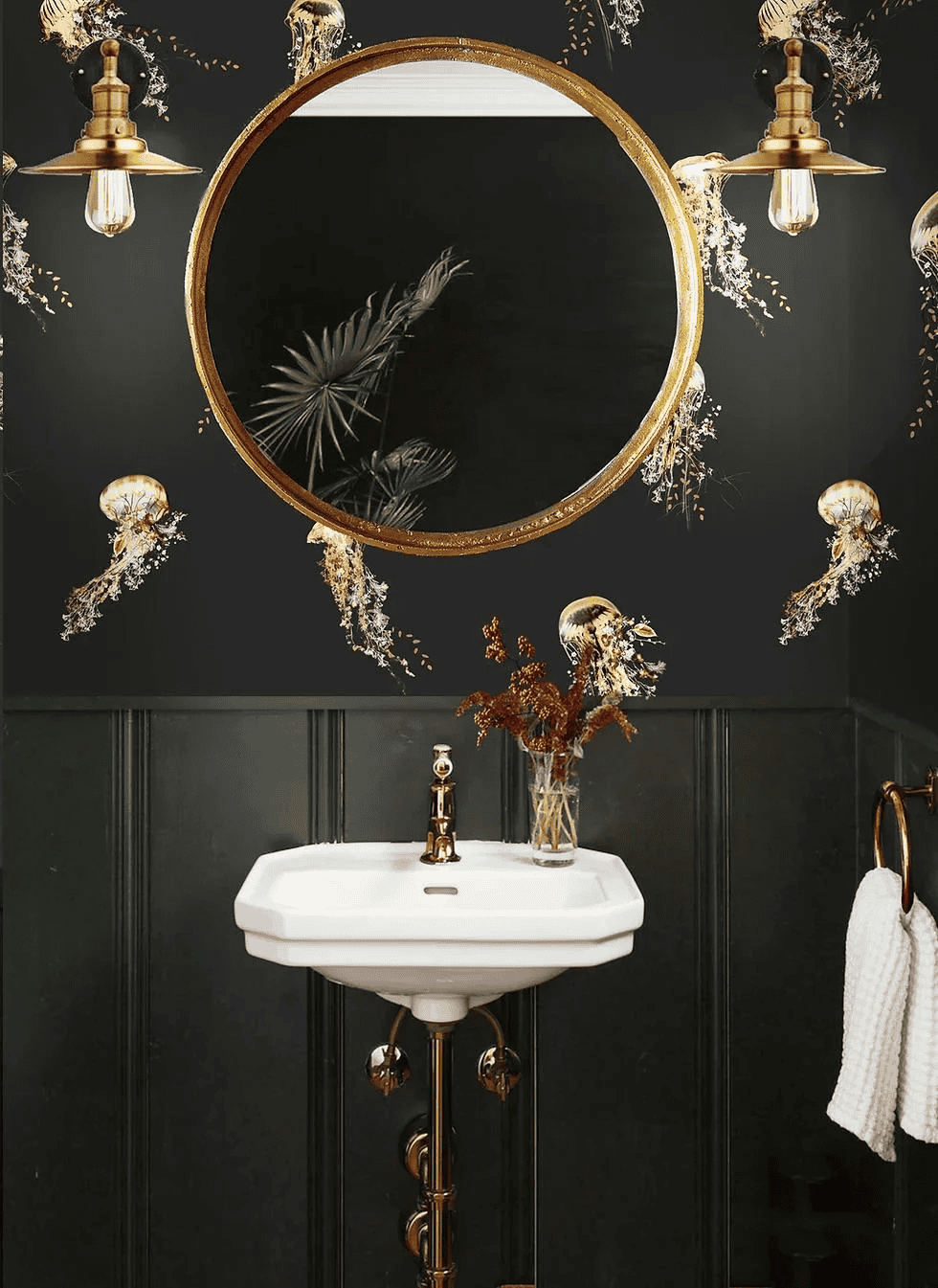 26 Powder Room Wallpaper Ideas To Revamp Your Space - starbmag