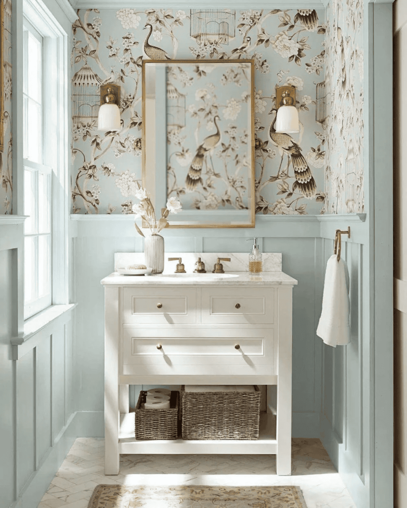 26 Powder Room Wallpaper Ideas To Revamp Your Space - starbmag