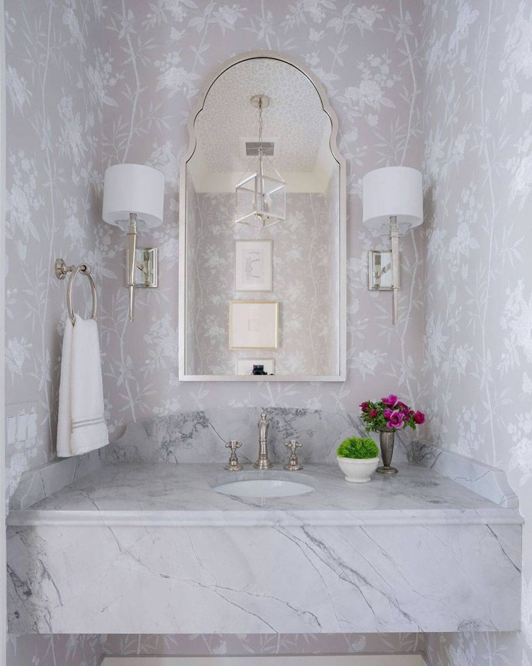 26 Powder Room Wallpaper Ideas To Revamp Your Space - starbmag