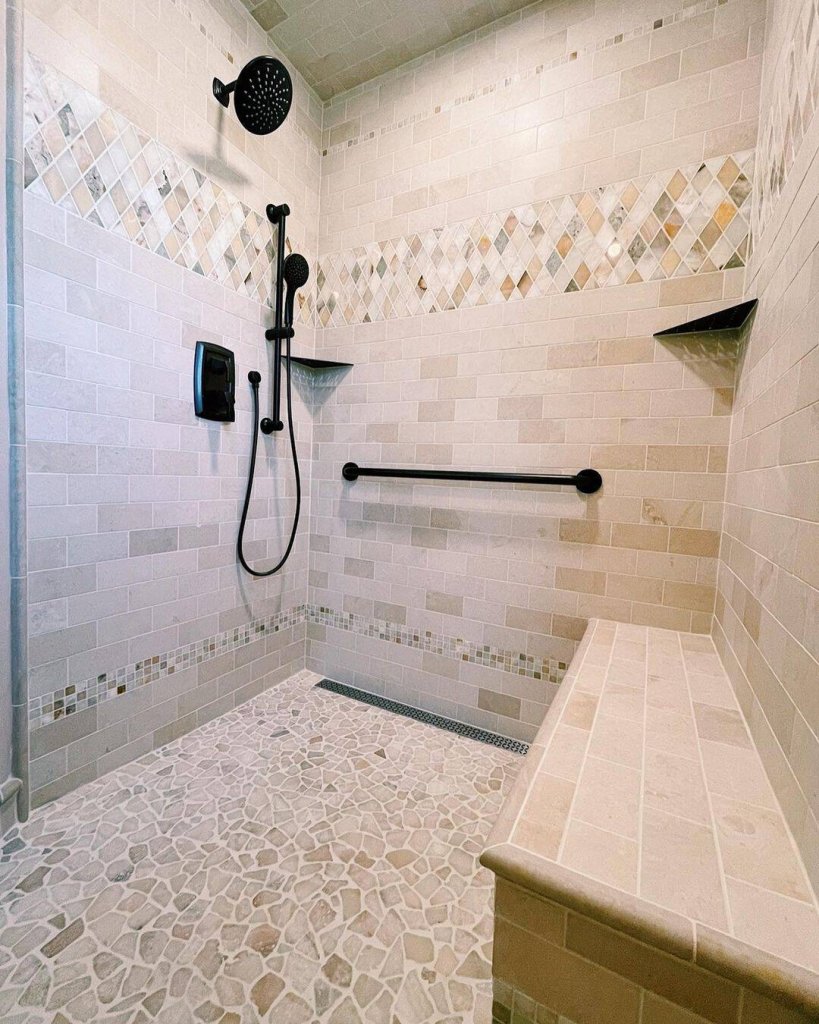 17 Walk-in Shower Tile Ideas - starbmag